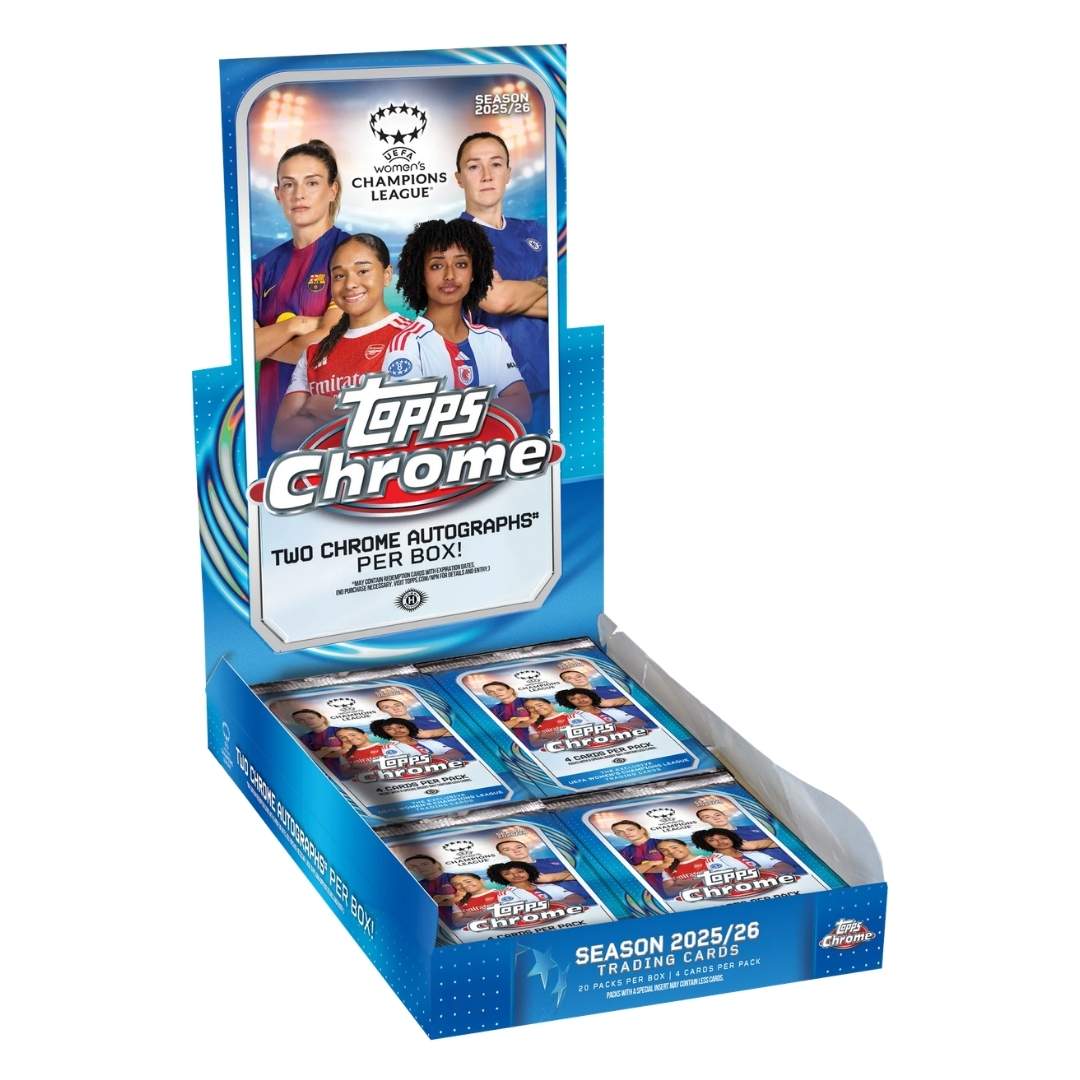 2025-26 Topps Chrome Women's UEFA Champions League Soccer Hobby Box